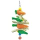 Jouets pour oiseaux en bois naturel jouets suspendus pour la recherche de nourriture perroquets