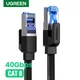 UGREEN-Câble Ethernet CAT8 40Gbps en Coton Tressé PVC Lan rette pour PC Modem Ordinateur Portable