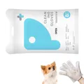 Gants de nettoyage pour chiens lingettes de nettoyage hydrolées pour chiens et chats lingettes