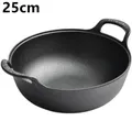 Cocotte en fonte pré-assaisonnée avec poignée en boucle casserole 3 qt casserole rapSoup Pot