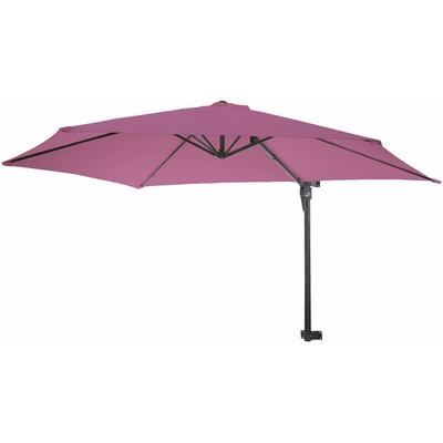 Neuwertig] Wandschirm Acerra, Ampelschirm Balkonschirm Sonnenschirm, 3m neigbar, Polyester Image