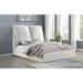 Coaster Furniture Gwendoline Upholstered Platform Bed with Pillow Headboard White