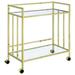 Coaster Furniture Cara Rectangular Glass Bar Cart