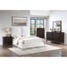 Coaster Furniture Gwendoline Upholstered Platform Bed with Pillow Headboard White
