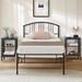 VECELO 3 Piece Bedroom Set Platform Bed Frame and Nightstands Set of 2