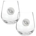 Arizona Cardinals Two-Piece 15oz. Stemless Wine Glass Set