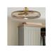 26" Savoy House Wetherby Warm Brass LED Fan D'Lier with Remote