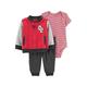 Carter's Baby Boys 3 Piece Little Jacket Set (Polar Bear), Red Varsity 02, 18 Months