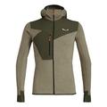 Salewa Puez 2 Dry Hooded Jacket Men, dark olive melange/0910, L