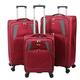 ARIANA® Lightweight 4 Wheel Spinner Soft Shell Suitcase Luggage Carry On Cabin Travel Bag RT905 (Burgundy, Set of 3pcs (20"+26"+29"))