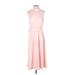 June & Hudson Casual Dress - Midi: Pink Dresses - Women's Size 1