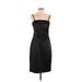 White House Black Market Cocktail Dress - Sheath: Black Solid Dresses - Women's Size 6