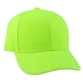 Bright Yellow Green Plain Twill Baseball Cap Blank Casual Hat for Women Men Lime Orange 6 Panel Cap