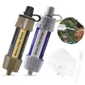 Outdoor Water Filter Straw Water Filtration System Water Purifier for Emergency Preparedness Camping