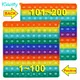 Kidstoy BIG SIZE Counting 1-200 Table Teaching Aids Educational Toys Baby Math Toy 20CM 100 Bubbles