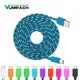 Micro USB Cable 1m 2m 3m Nylon Braided Data Sync USB Charger Cable For Samsung Huawei Xiaomi HTC