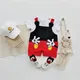 Summer Newborn Baby Rompers Socks Set Cartoon Mickey Mouse Hand Boy Girl Jumpsuit Infant Costumes