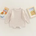 Toddler Baby Sweater Boy Girl Winter Clothes Knit Oversize Romper Warm Crewneck Long Sleeve Top