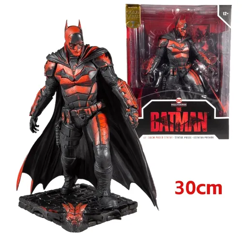 Mcfarlane Spielzeug Batman der Film rot schwarz Batman 30cm Action figur DC Multi verse Puppe