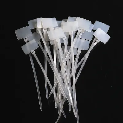 100 stücke Muti-zweck Nylon Krawatte Tags Self-Locking Netzwerk Kabel Zip Trim Wrap Loop Draht