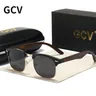 GCV Handgemachte Klassische Führenden Par Holz Sonnenbrille Männer Frauen Polarisierte UV400 Schutz