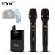 EYK EW-C102 Dual Kanäle UHF Wireless Handheld Mikrofon mit Monitor Funktion für Kamera DSLR Telefon