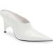 Vader Pointed Toe Mule - White - Jeffrey Campbell Heels