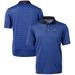 Men's Cutter & Buck Royal/Black Boise State Broncos Big Tall Virtue Eco Pique Micro Stripe Recycled Polo