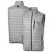 Men's Cutter & Buck Gray Colorado State Rams Big Tall Rainier PrimaLoft Eco Full-Zip Puffer Vest