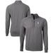 Men's Cutter & Buck Heather Black Saint Louis Billikens Big Tall Adapt Eco Knit Quarter-Zip Pullover Top