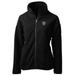 Women's Cutter & Buck Black Las Vegas Raiders Cascade Eco Sherpa Fleece Full-Zip Jacket