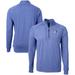 Men's Cutter & Buck Heather Blue Saint Louis Billikens Big Tall Adapt Eco Knit Quarter-Zip Pullover Top