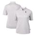 Women's Cutter & Buck Gray Stanford Cardinal DryTec Virtue Eco Pique Stripe Recycled Polo