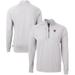 Men's Cutter & Buck Heather Gray Texas-Rio Grande Valley Vaqueros Big Tall Adapt Eco Knit Quarter-Zip Pullover Top