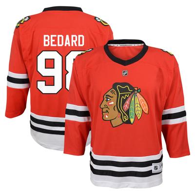 Chicago Blackhawks Replica Heimtrikot 2023 NHL Draft – Rot – Connor Bedard – Jugend Image