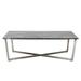 Paige Coffee Table - Black/stainless Steel