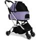 Dogs Strollers for Medium Small Dogs, Upgraded 4 Wheel Pet Strollers Cat Strollers with Detachable Carrier, Breathable Car Seat Large Capacity Net Loading 20kg