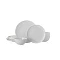 Mikasa Kyler 12 Piece Chip Resistant Dinnerware Set, Service For 4, Bone China/Ceramic in White | Wayfair 5293365