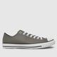 Converse all star ox faux trainers in pewter