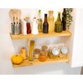 Kitchen Shelves, Floating Shelves With Brackets, Wall Mounted Shelf, Bathrooom Organization, Book Modern Wooden Shelf