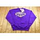 Vintage 1990S Los Angeles Lakers Nba Pro Player Crewneck Sweatshirt Nwt/Made in Usa Basketball Sportswear Athleisure Deadstock
