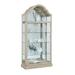 Mirrored Back Sliding Door Curio with Puck Light - Home Meridian P021742