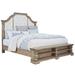 Garrison Cove King Upholstered Bed with Storage Footboard - Home Meridian P330-BR-K12