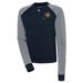 Women's Antigua Navy Indiana Pacers Flier Bunker Tri-Blend Pullover Sweatshirt