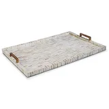 Regina Andrew Multi-Tone Bone and Brass Tray - 20-1039