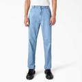 Dickies Men's Houston Relaxed Fit Jeans - Light Denim Size 31 32 (DUR08)
