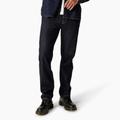 Dickies Men's Houston Relaxed Fit Jeans - Rinsed Indigo Blue Size 31 32 (DUR08)