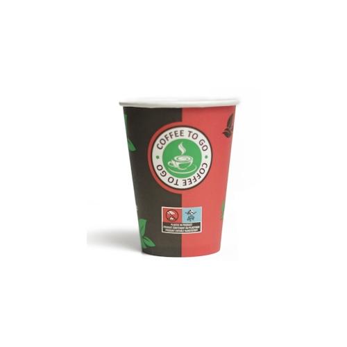 Commerline 12oz/300ml Ø90mm Kaffeebecher to Go 500 Stück Pappbecher