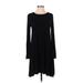 Old Navy Casual Dress - A-Line: Black Solid Dresses - Women's Size Small