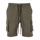 Stoffhose URBAN CLASSICS "Herren Drawstring Cargo Shorts" Gr. XL, US-Größen, grün (olive) Herren Hosen Stoffhosen